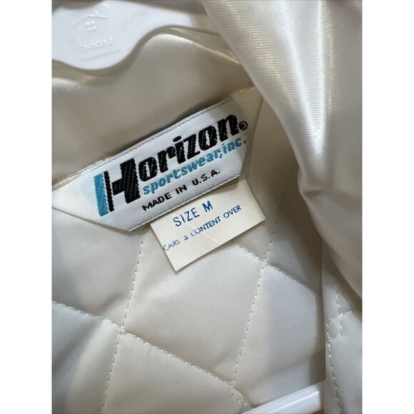 Vintage Horizon USA Jacket Chevy Corvette Winston Cup Patches Daytona 1989 Large - Picture 8 of 10